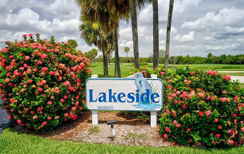Lakeside sign