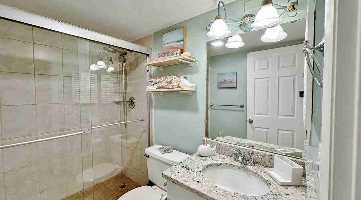 Coastal-Second-Bathroom-Full-Shower-Vanity