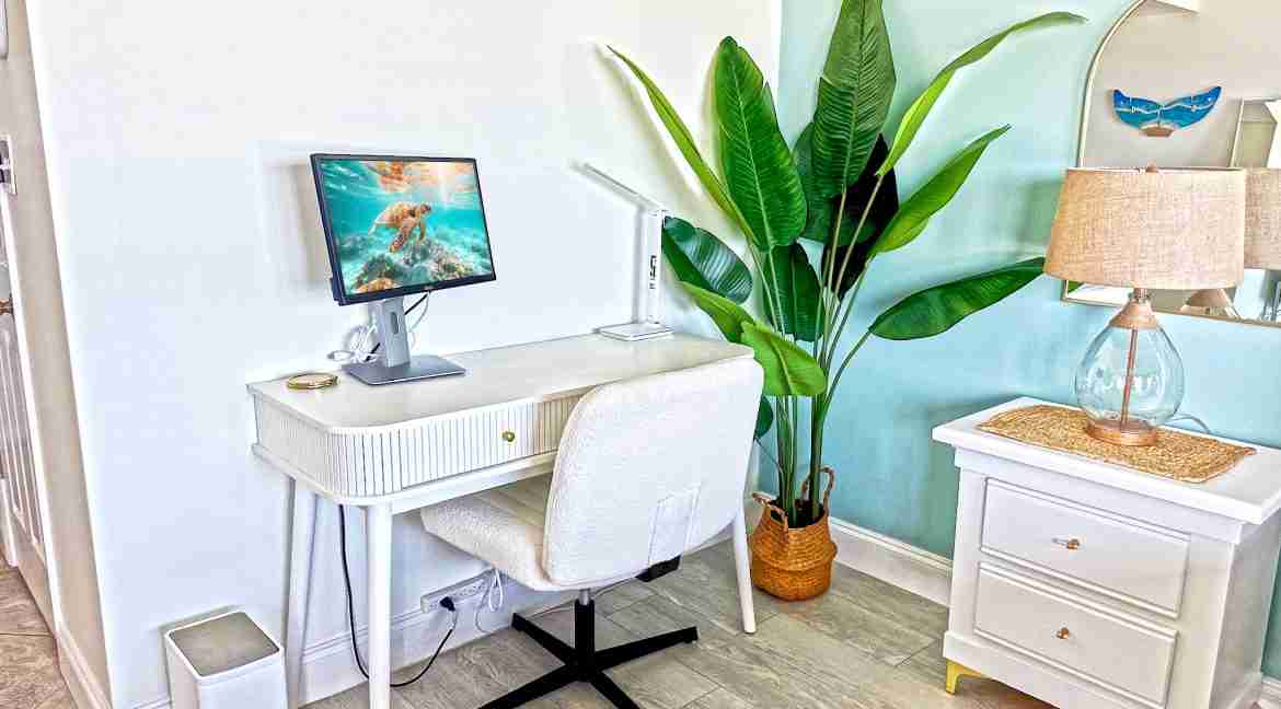 Workspace in Master Bedroom