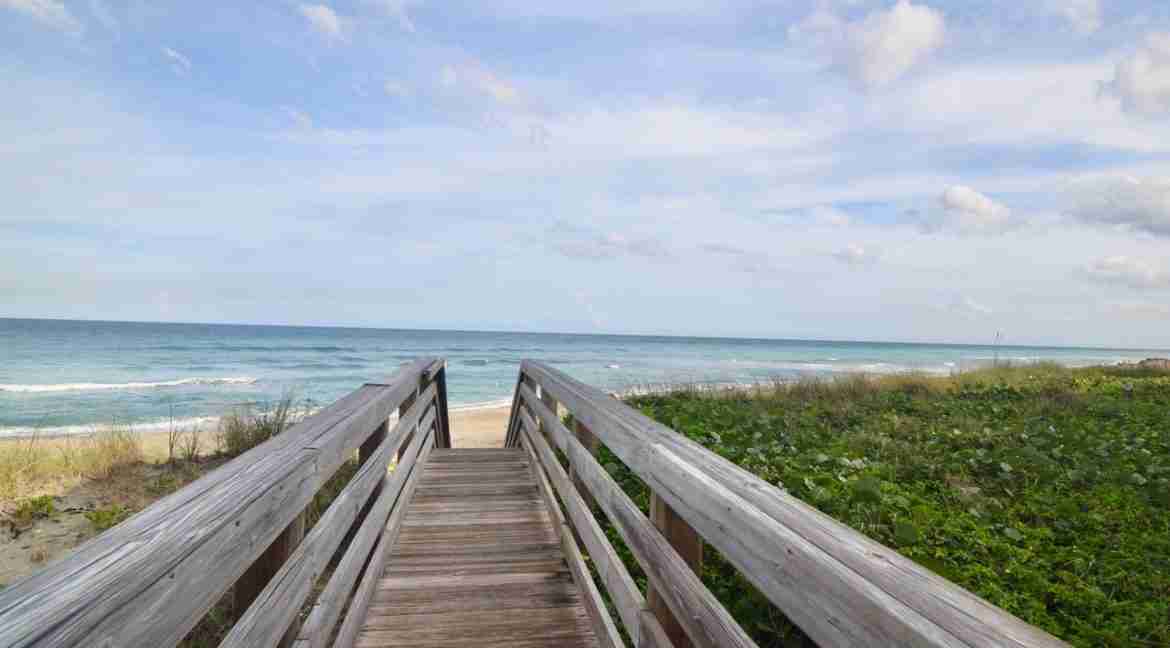 beach walkway